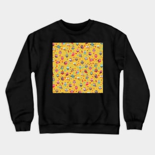 Happy Owls Col. Crewneck Sweatshirt